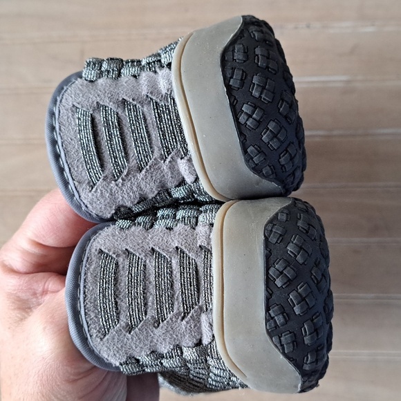 Zee Alexis Spice Woven Comfort Memory Foam Walking Metallic Silver Gray Slip On - Picture 5 of 8